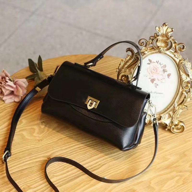 Women's Retro Fashion Multi-bag Leather Handbag